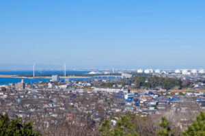 知多市の街並み