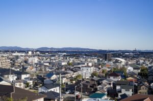 半田市の街並み