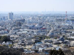 西尾市の街並み